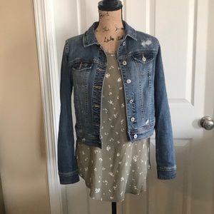 Distressed Jean Jacket